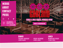 Tablet Screenshot of garlandraleigh.com